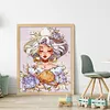 【Limited Stock Sale】Full Embroidery Eco-cotton Thread 11CT Libra Girl Cross Stitch Kit 40x50cm tapestrymarket