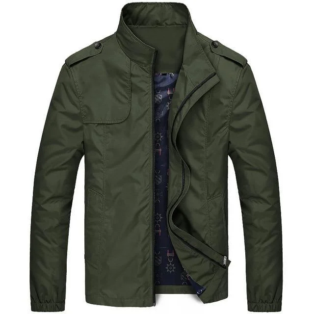Men Jacket Casual High Quality Plus Size Male Jackets