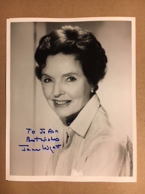 Jane Wyatt Signed 8x10 Lovely Photo Poster painting Auction House COA