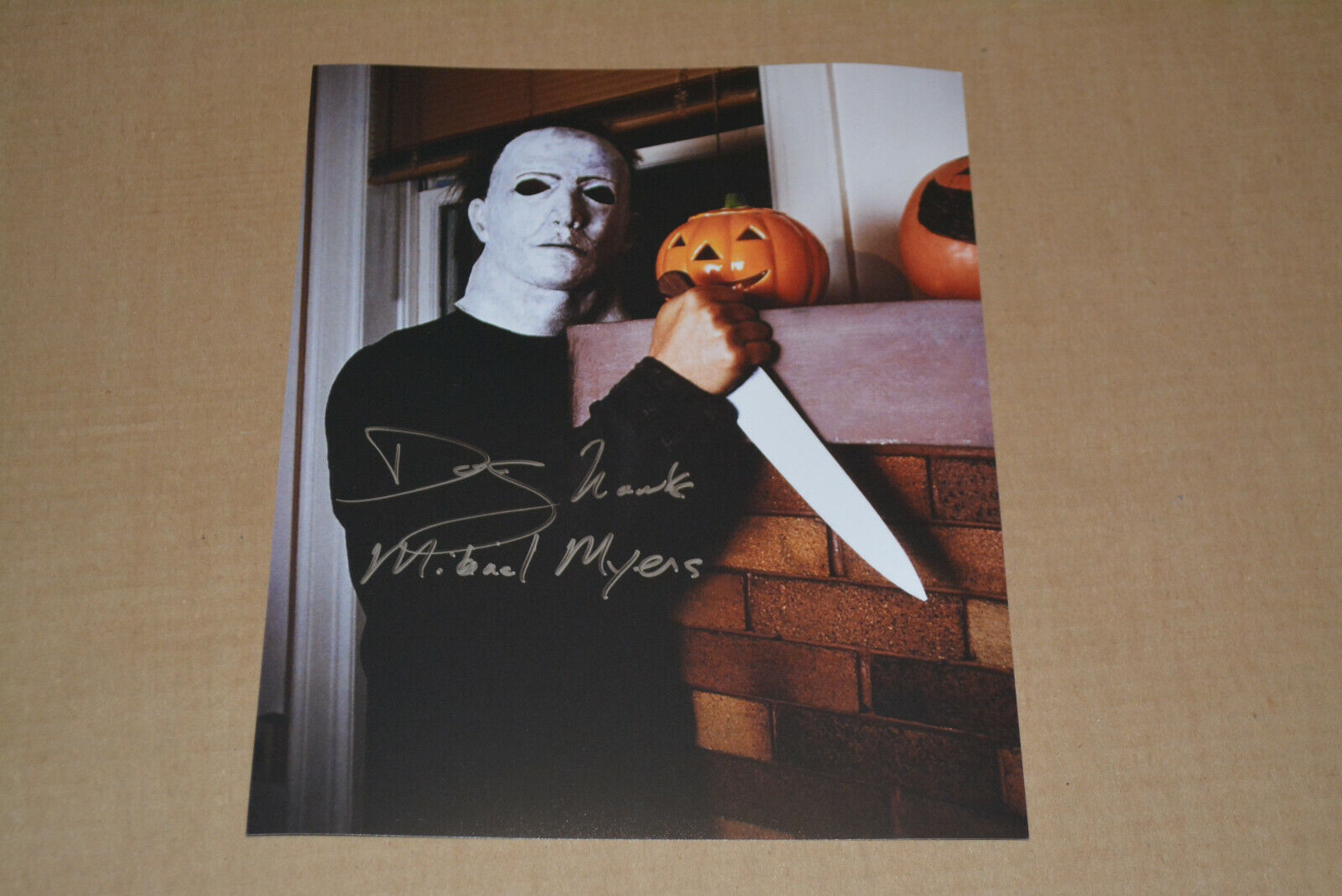 DON SHANKS signed autograph 8x10 (20x25 cm) In Person HALLOWEEN MICHAEL MYERS