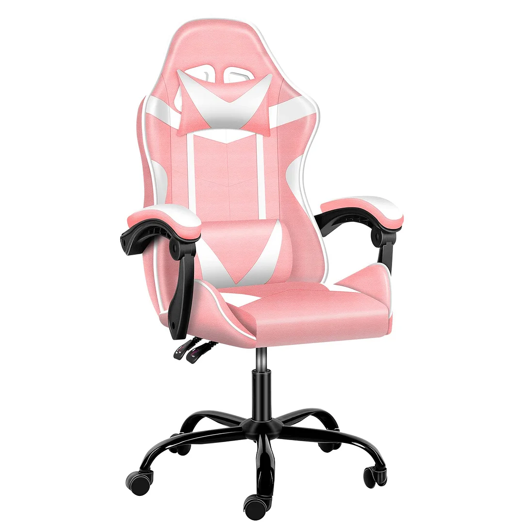 Ergonomic backrest and seat height adjustment Swivel racing chair
