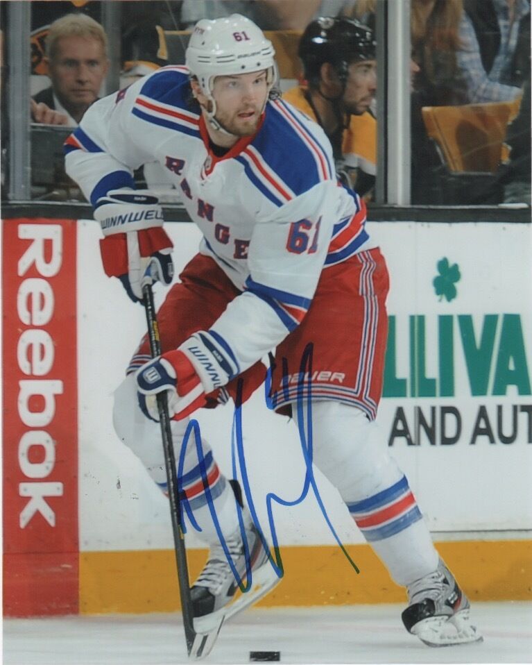 New York Rangers Rick Nash Autographed Signed 8x10 NHL Photo Poster painting COA B