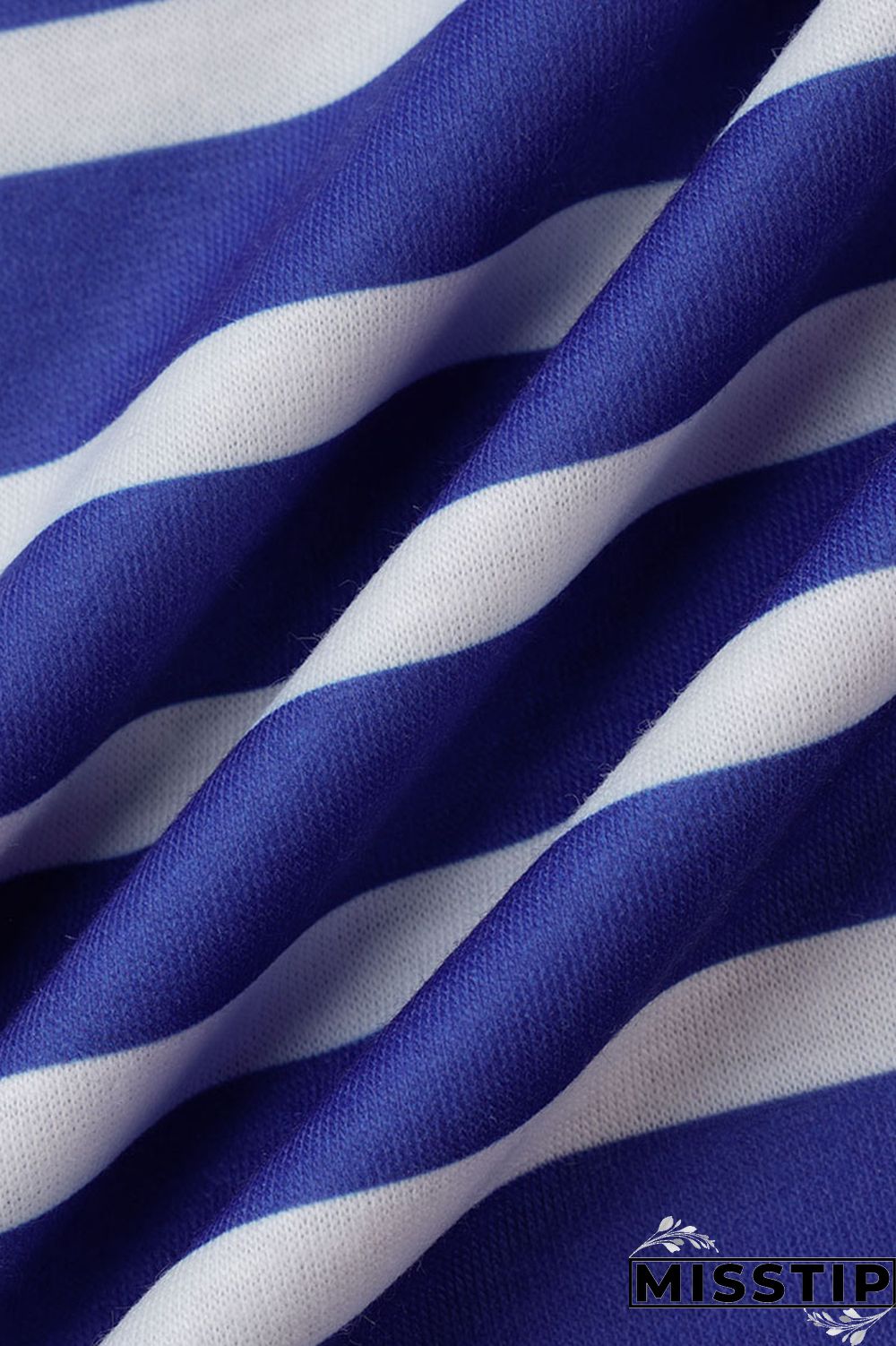 Cyanine Casual Striped Print Patchwork V Neck Straight Plus Size Dresses