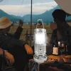 Lampe de camping LED &agrave; chargement solaire portable avec ventilateur r&eacute;glable