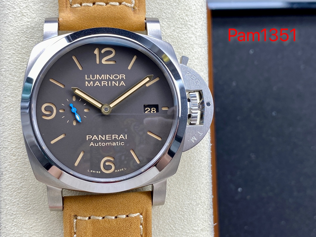 TTF廠 Panerai Luminor 沛納海 商務自動機械男士腕錶 PAM01351