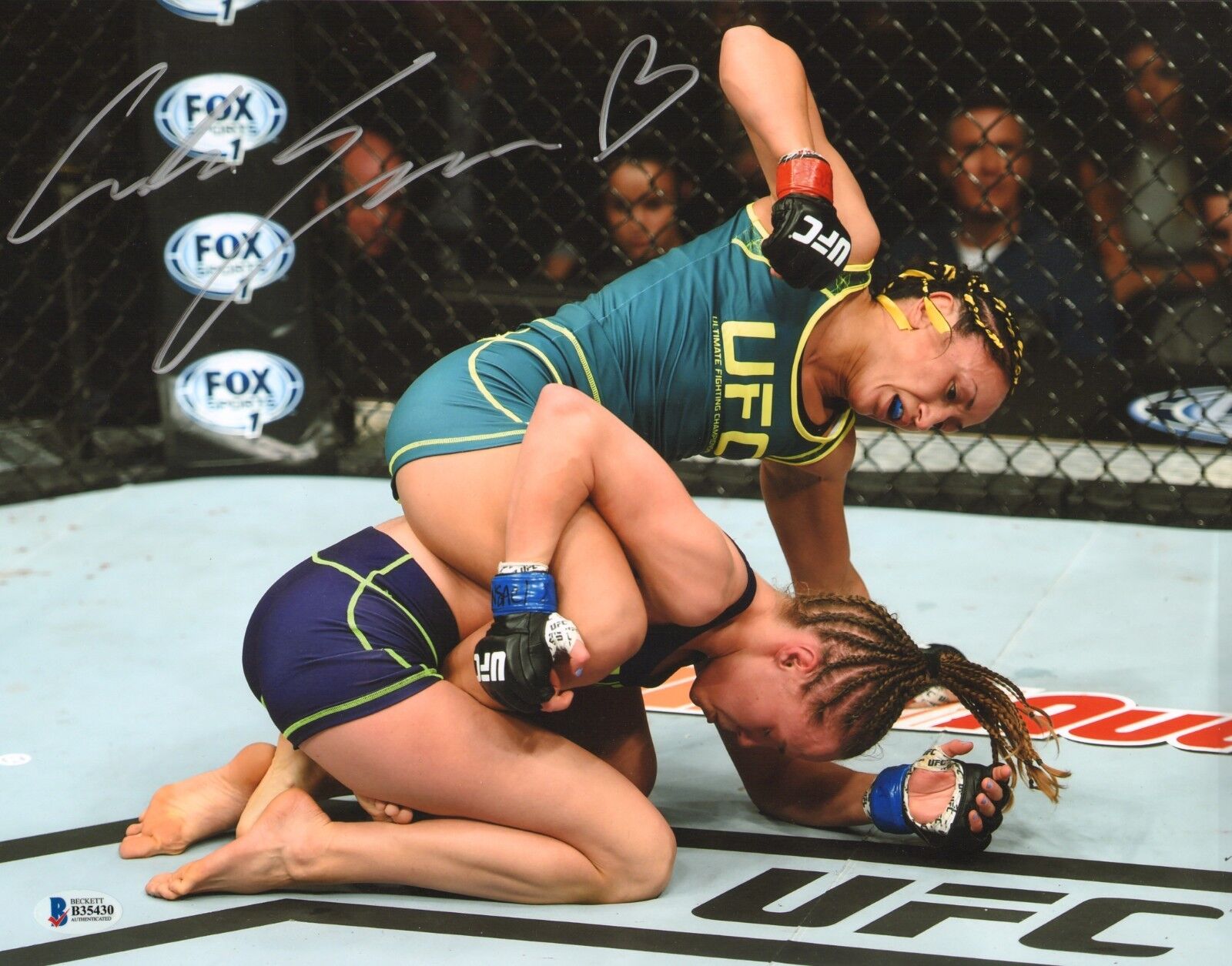 Carla Esparza Signed UFC 11x14 Photo Poster painting BAS Beckett COA TUF 20 Picture Autograph 6