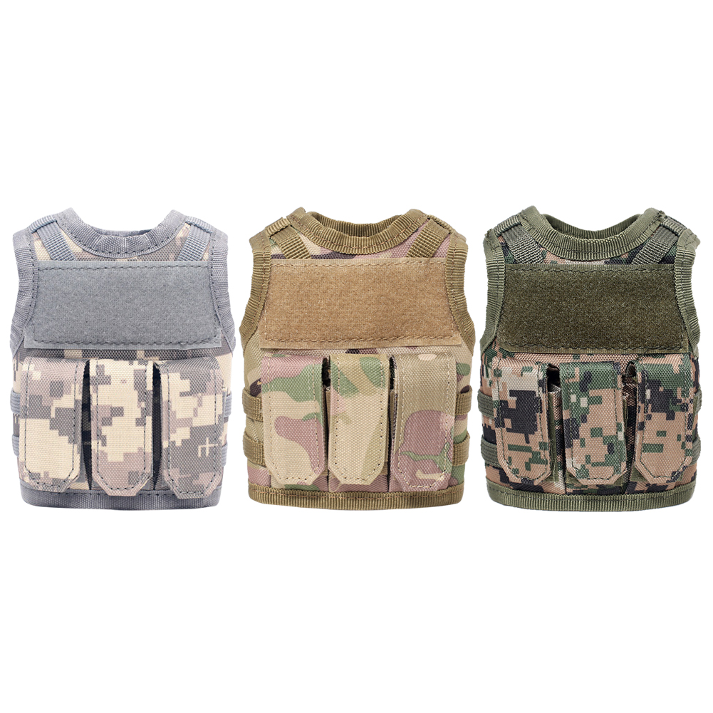 

Adjustable Mini Beverage Drink Cover Vests Outdoor Beer Bottle Molle Vest, Cp, 501 Original