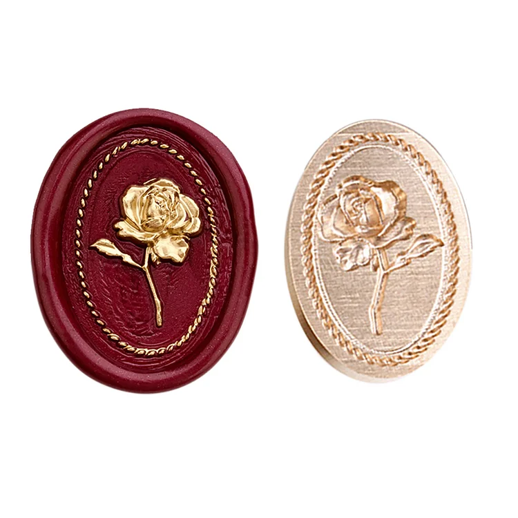 Diy Fire Lacquer Round Sealing Wax Stamp Head gbfke