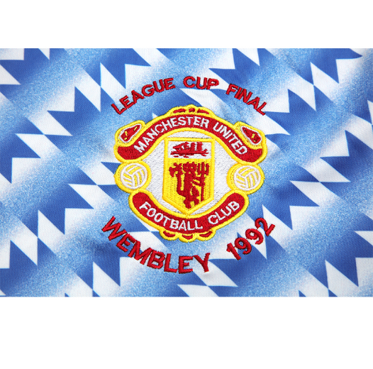 Retro 1992 Manchester United Long Sleeve LEAGUE CUP FINAL Football T-Shirt Thai Quality