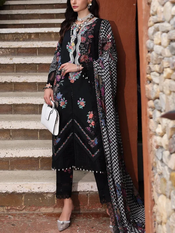 Printed Top And Trousers Suit