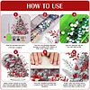 (US Local)Snow Xmas Tree DIY Table Top Diamond Painting Desktop Ornaments Kit