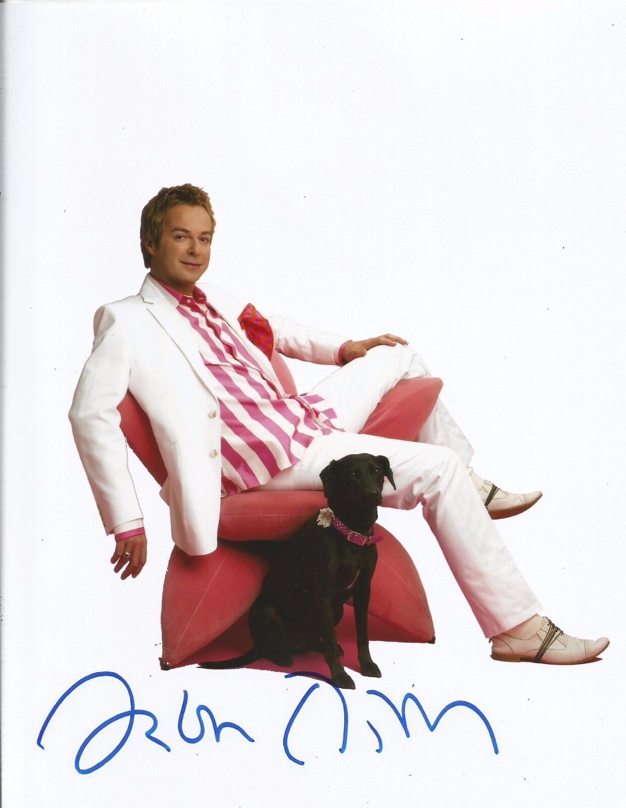 Julian Clary Signed 10x8 Photo Poster painting AFTAL