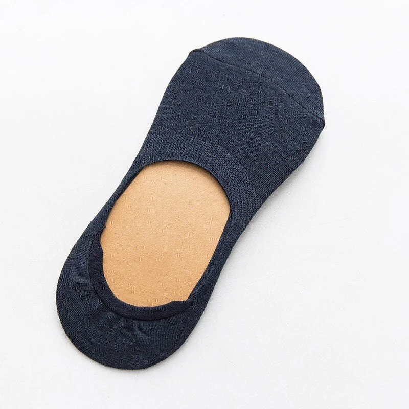 10 pieces = 5 pairs Spring summer women socks Solid color fashion wild shallow mouth invisible boat socks felmen slipper sock