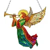 Diamond Painting 2D Flat Angel Pendant Window Hanging Art for Home Decor