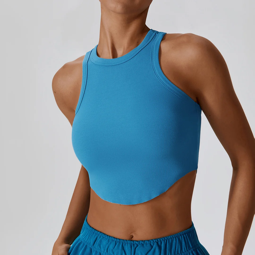 Breathable exercise sleeveless vest