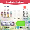 (US Local)Diamond Painting Car Aromatherapy Vent Clip Bling Air Vent Decorations (D)