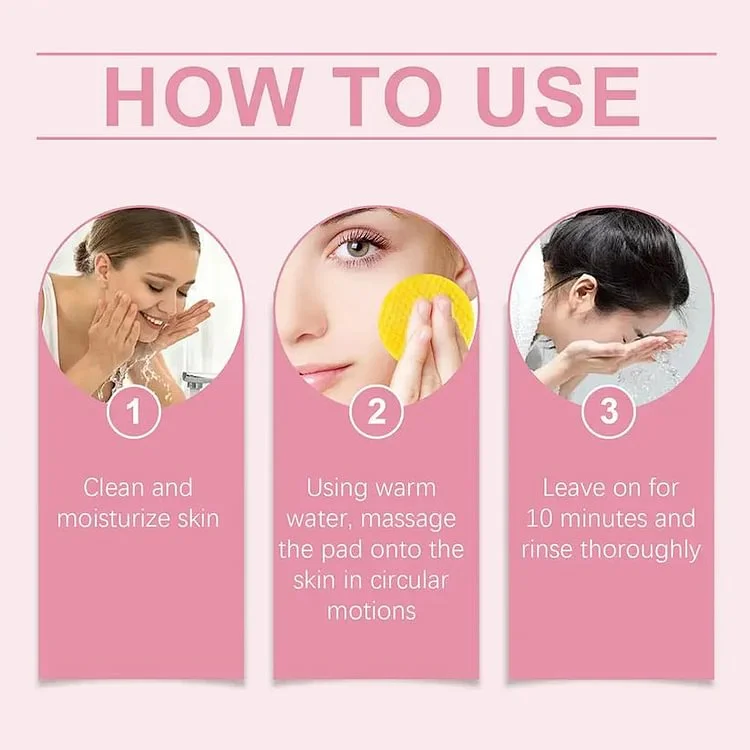 Natural Brightening Turmeric & Kojic Acid Pads | 50 Pack