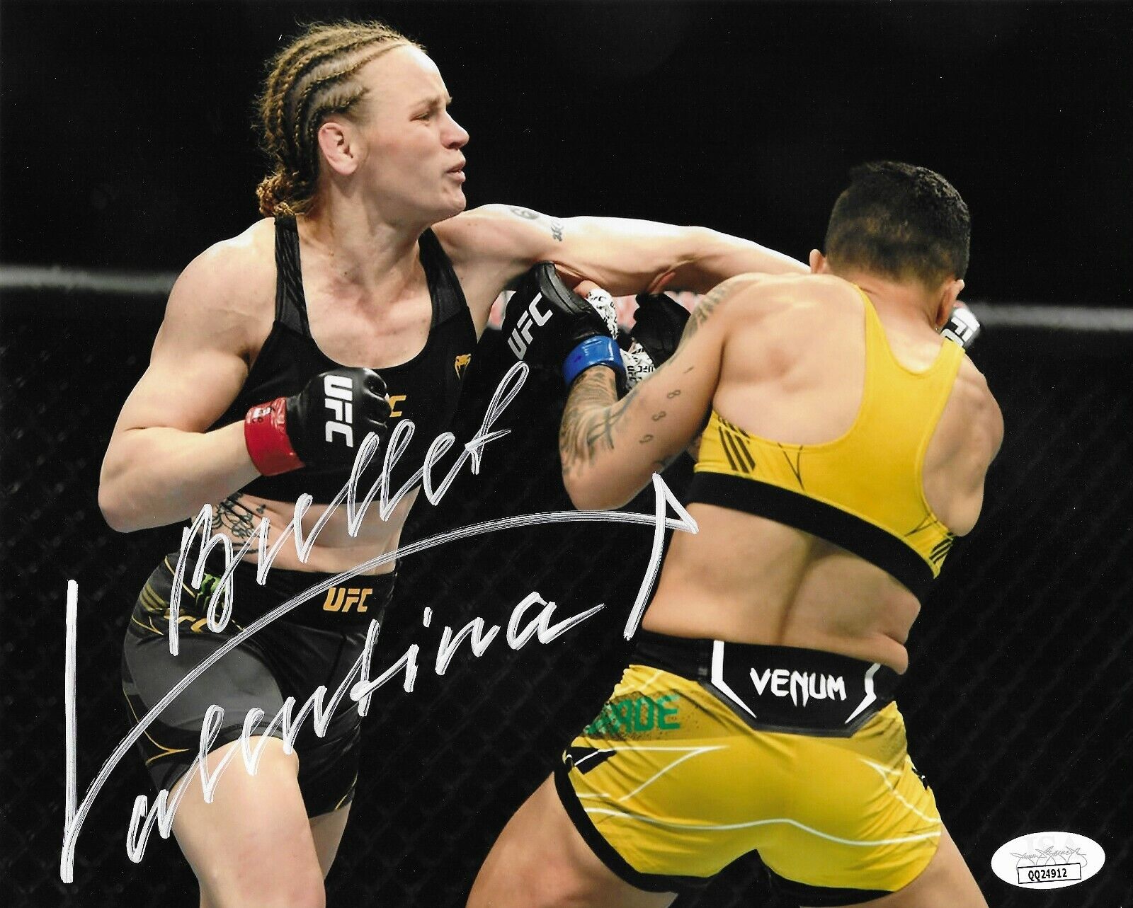 Valentina Shevchenko Autographed UFC 8x10 Photo Poster painting MMA JSA COA Signed