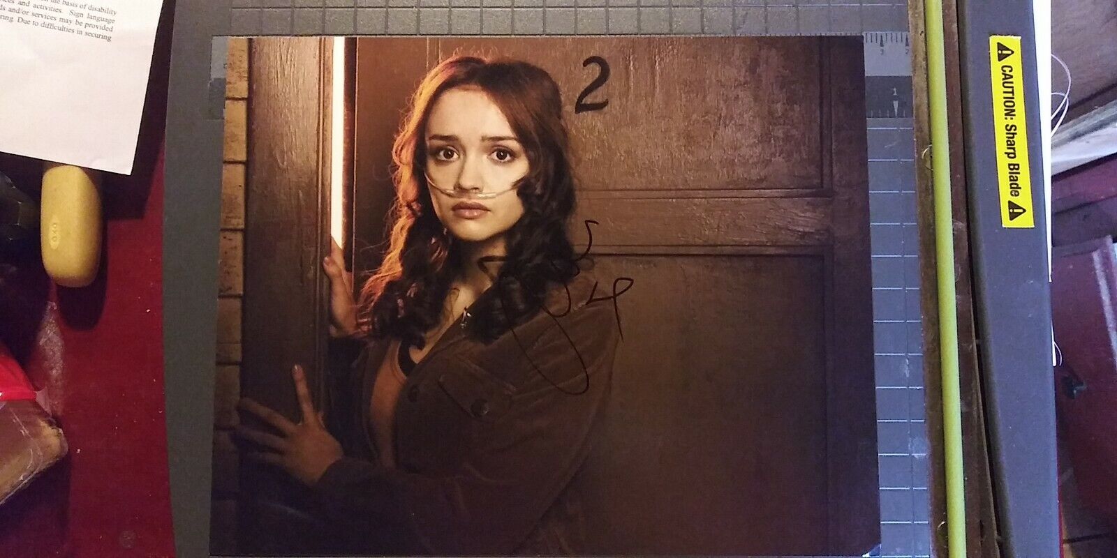 Olivia Cooke signed 8x10