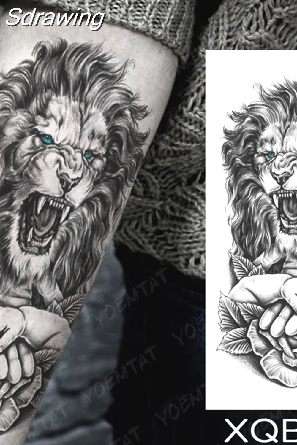 Sdrawing Temporary Tattoo Sticker Butterfly Flower Totem Flash Tatto Y2k Style Body Art Arm Leg Waist Fake Tatoo Men Women