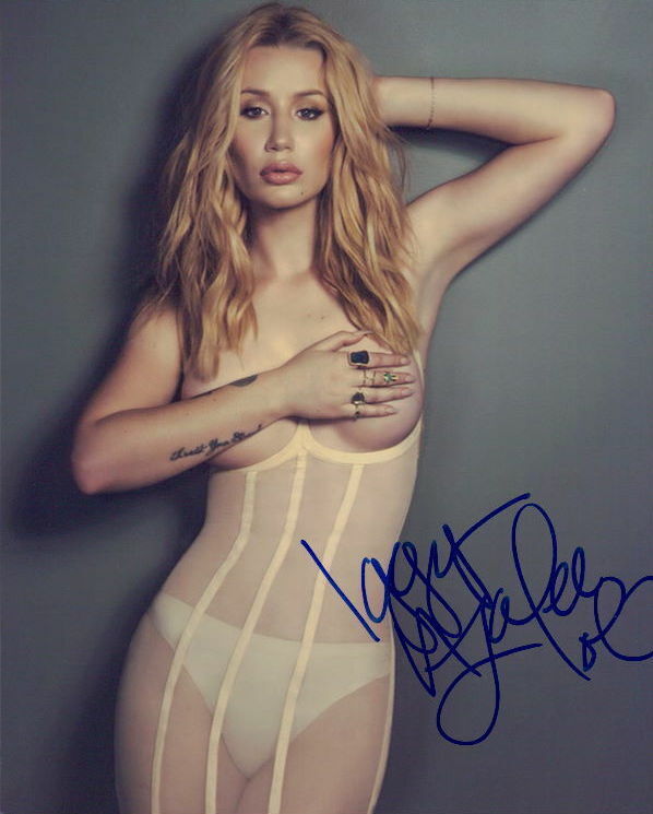 Iggy Azalea signed 8X10 Photo Poster painting in-person