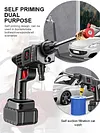 Cordless Automobile Water Gun 12V Handheld Car Washer Gun Car/Floor Washing Tool