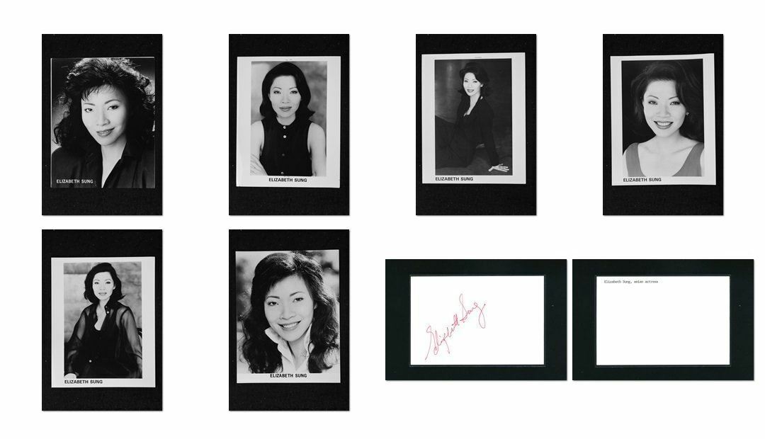 Elizabeth Sung - Signed Autograph and Headshot Photo Poster painting set - Tango & Cash