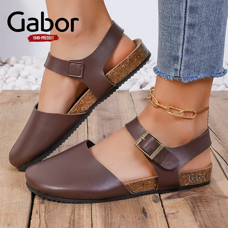 💕2024 Gabor®-Nove ljetne plutene papuče od prave kože (vremenski ograničeni popust na novi proizvod)
