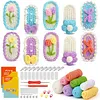 Hair Clip Crochet Starter Kits with Step-by-Step Video Tutorials, Gift Home Decoration