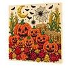 DIY Pre-Framed Halloween Pumpkin Button Art Canvas Kit