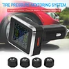 Car Tire Pressure Monitor System Temperature Alarm w/ External Sensors