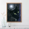 Diamond Painting -5D Full Round Drill Black Cat