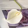Single Head Calla Lily PU Texture Artificial Flower 