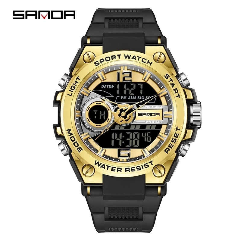 Modern Style Solid Color Electronic Men’s Watches