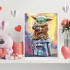Yoda - 11CT Counted Cross Stitch - 40*50cm