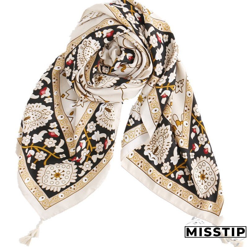 Rattan sunflower fringed scarf beach holiday sunscreen shawl dual-use