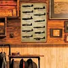 Avions de chasse - Panneaux en &eacute;tain m&eacute;tallique(20*30cm/30*40cm) - Garage