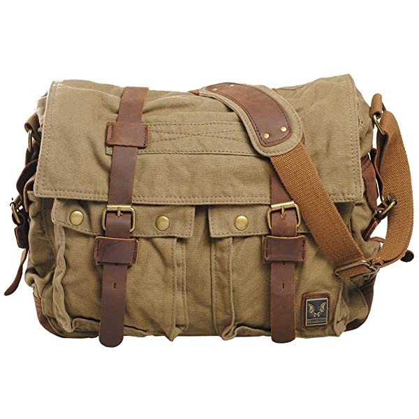 Top Grade Leather Canvas Bags for Motorcycle Travel