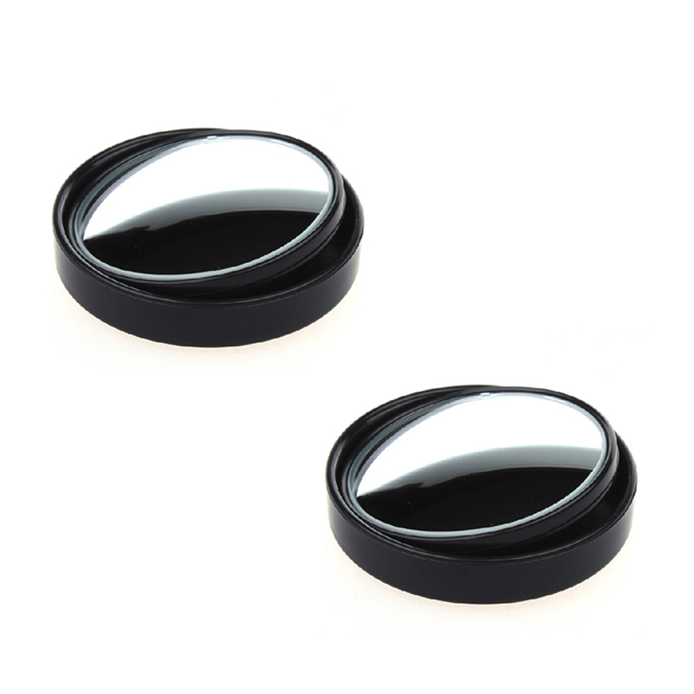 

2x Car Blind Spot Mirrors Adjustable Round Blindspot Parking Mirror (Black), 501 Original