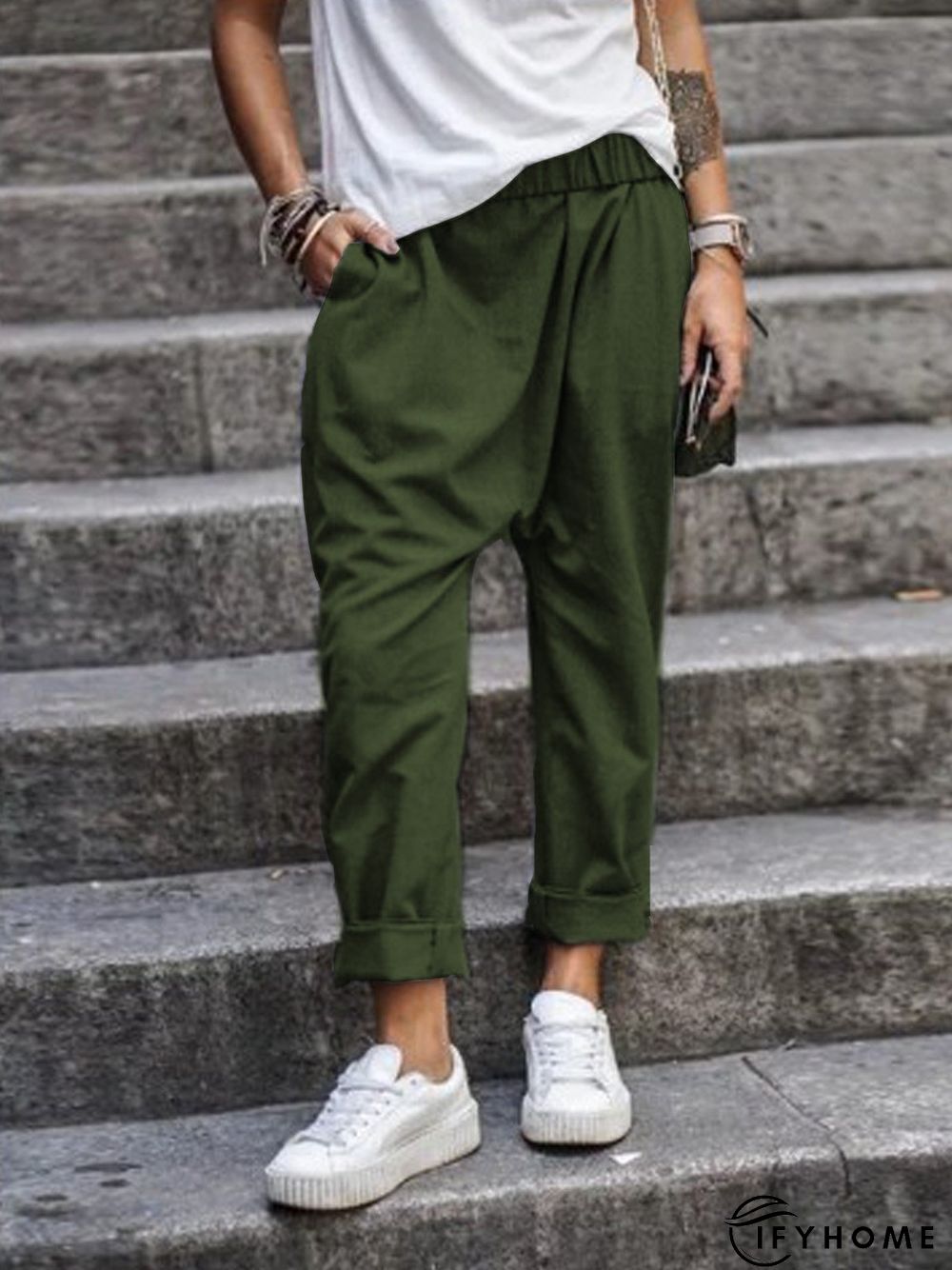 Casual Pockets Pants | IFYHOME