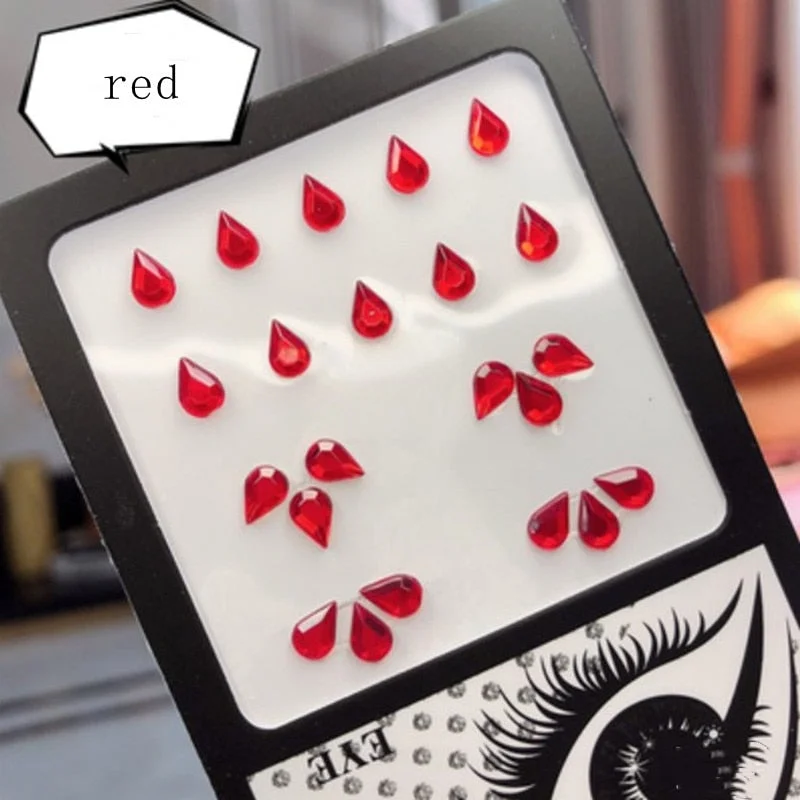 Glitter Face Jewels Sticker Temporary Tattoo Party Face Makeup Tools Rhinestones Flash Tattoo Stickers Fake Diamond