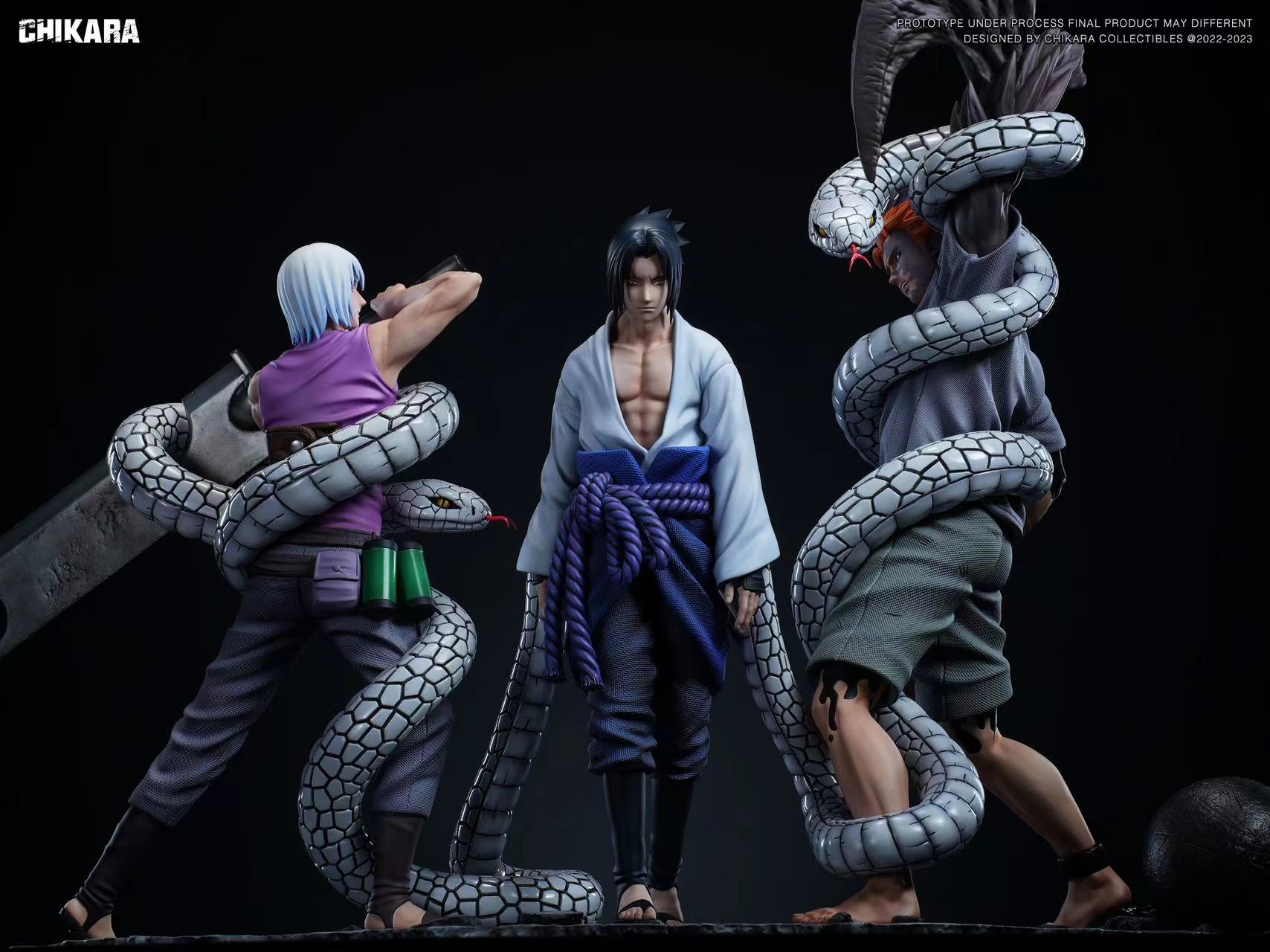 PRE-ORDER CHIKARA Studio - Naruto Uchiha Sasuke - Snake Eyes Curse ...