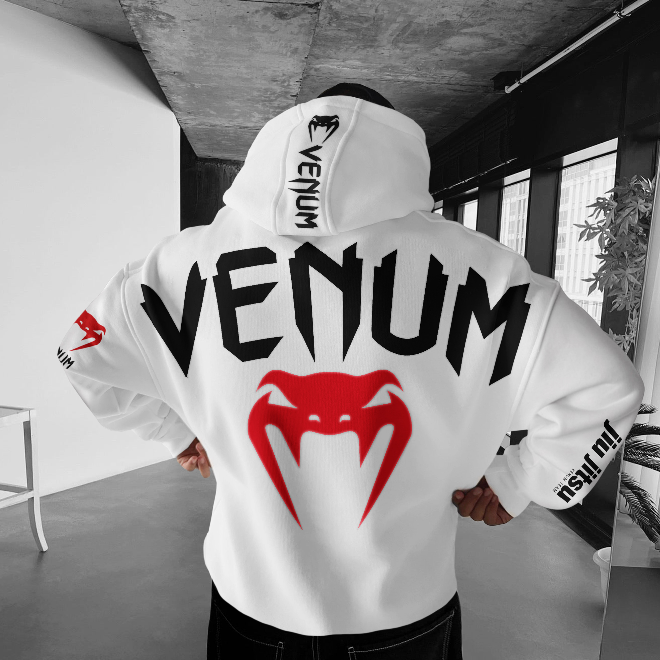 Large Size Loose Comfortable Breathable Hooded Sweatshirt Fitness Sports Extreme Fighting Sweatshirt / TECHWEAR CLUB / Techwear