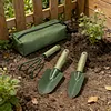4pcs Hand Rake Garden Tool with Non Slip Handle Multifunctional Garden Cleaning Shovel Ideal for Digging Weeding Planting