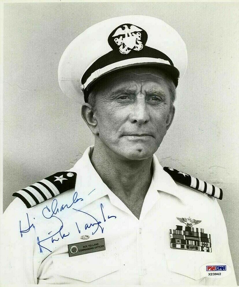 Kirk Douglas Vintage Hand Signed Autographed 8x10 Photo Poster painting PSA/DNA COA