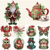 (Multi-Style)Christmas-Partial Special Shaped Diamond Painting 30*30CM