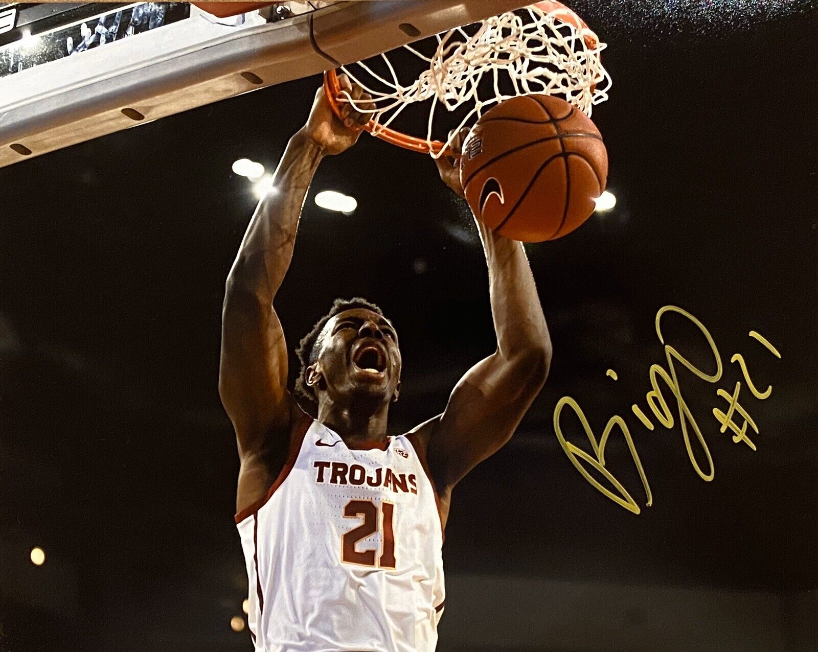 EXACT PROOF! ONYEKA OKONGWU Signed Autographed USC TROJANS 8x10 Photo Poster painting NBA 2020