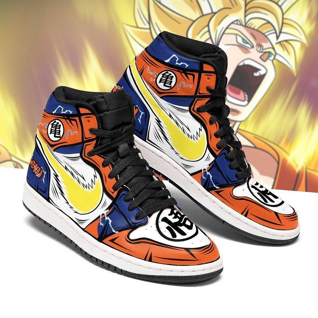 Goku Shoes Boots Dragon Ball Z Anime Sneakers Fan Gift MN04