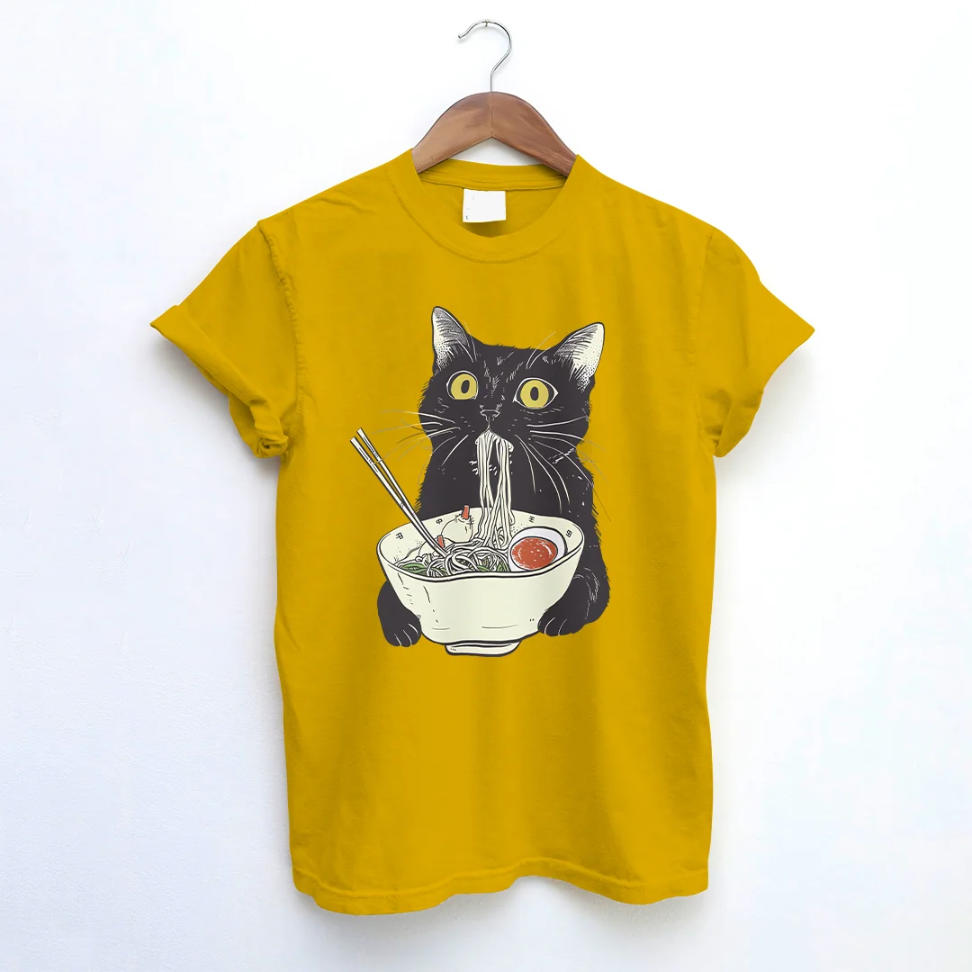Kawaii Ramen Cat T-shirt
