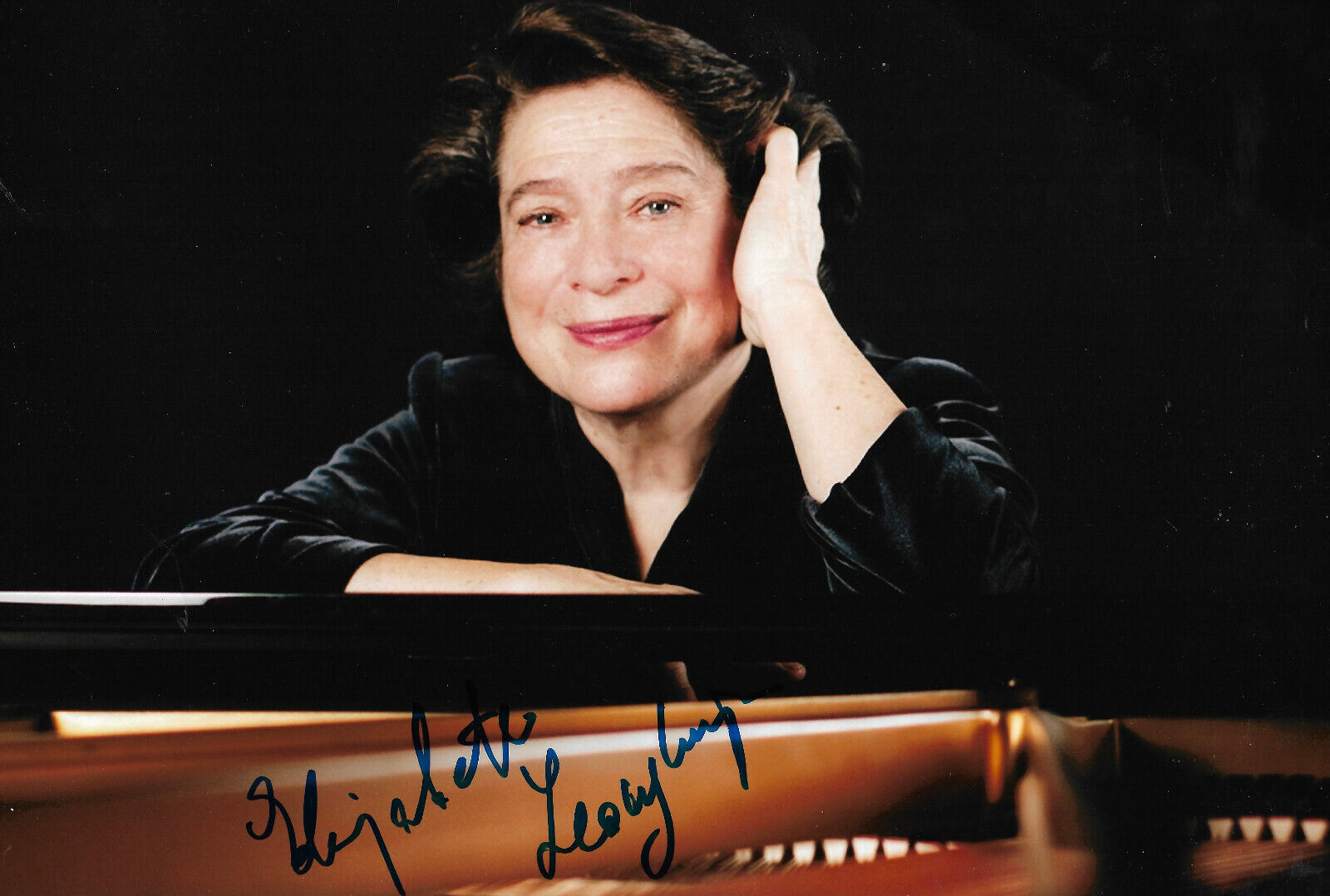 Elisabeth Leonskaja signed 8x12 inch Photo Poster painting autograph